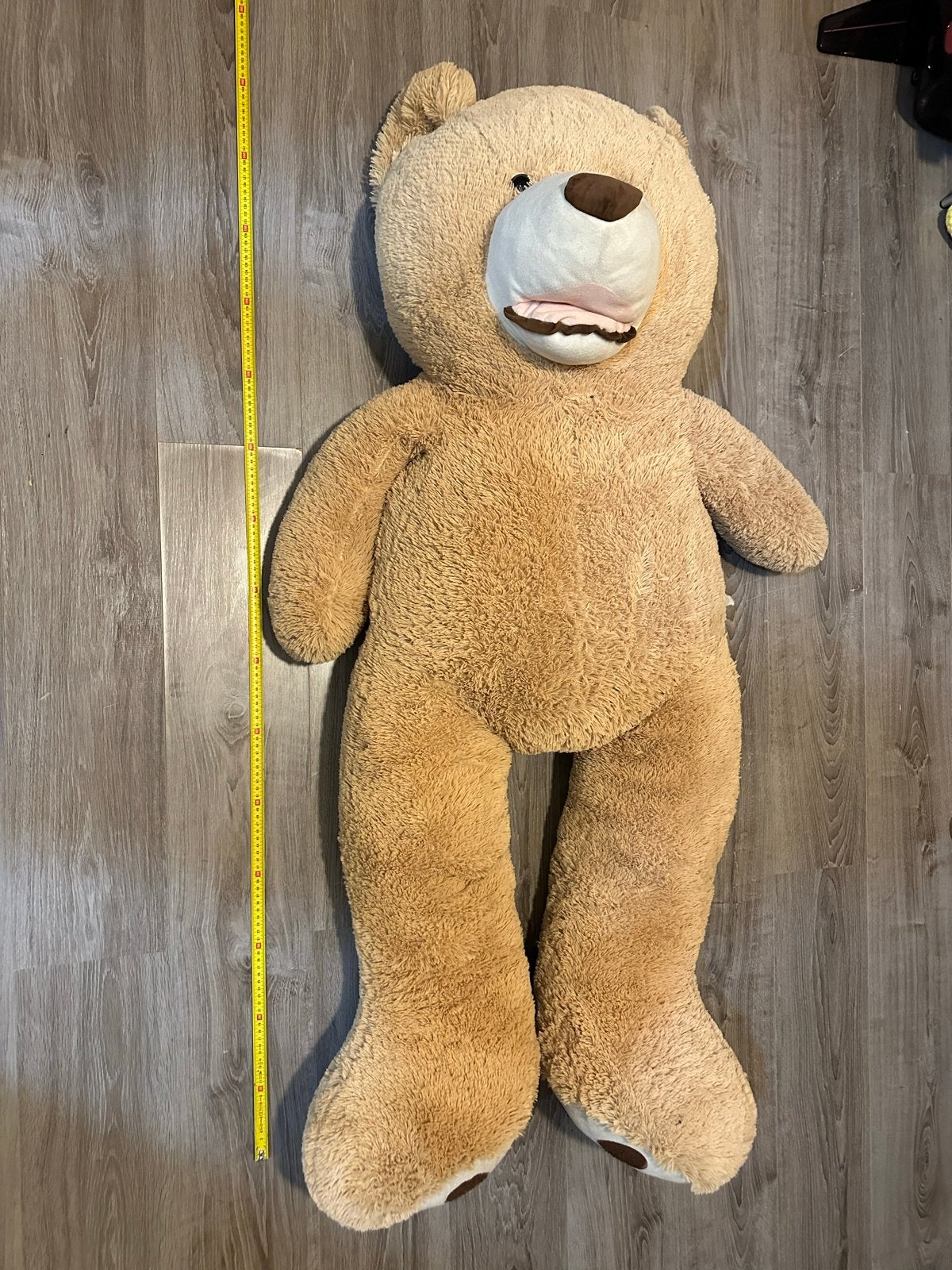 Grote knuffelbeer- 150 cm, Kinderen en Baby's, Speelgoed | Knuffels en Pluche, Ophalen, Gebruikt, Beer, Bruin