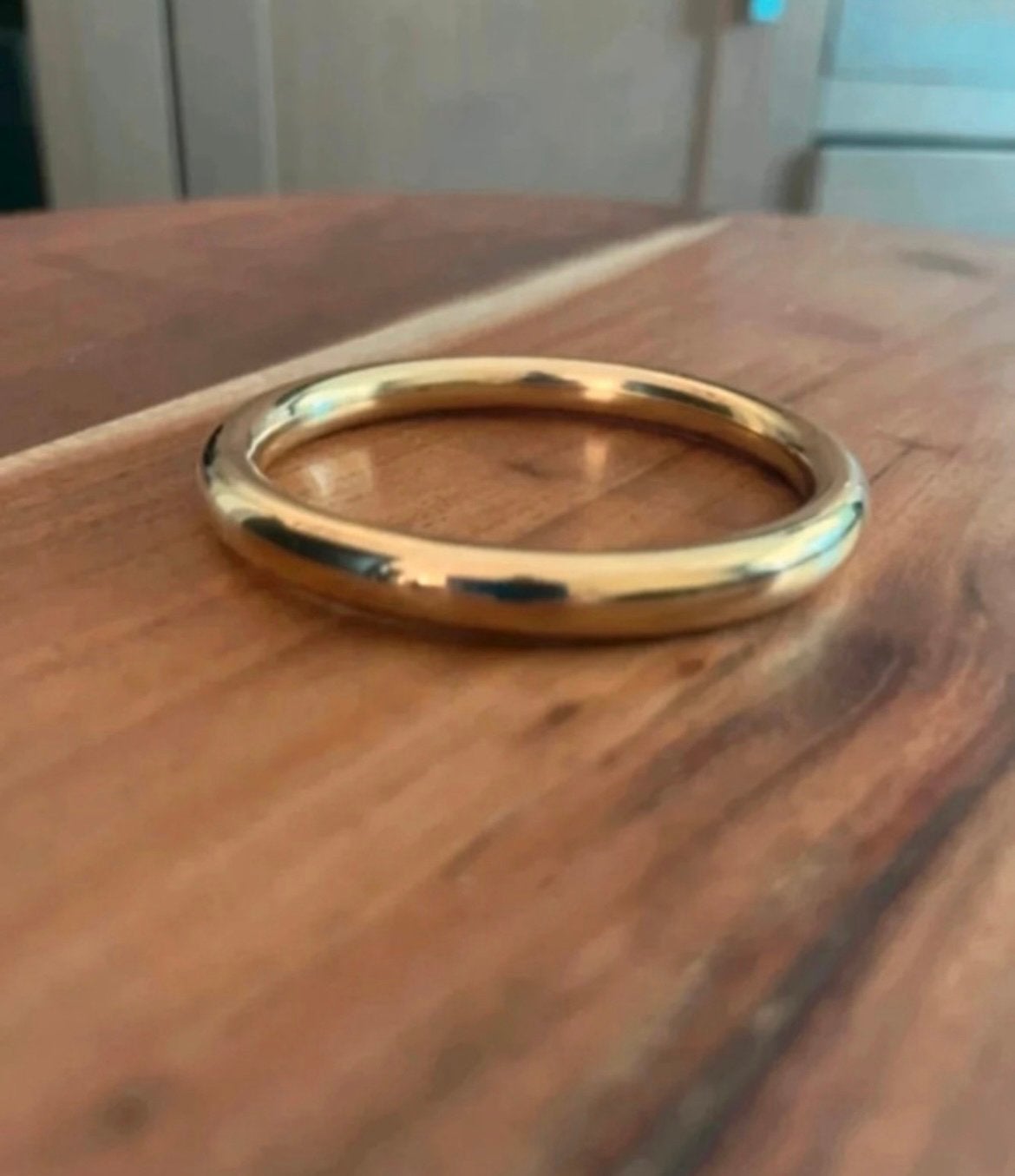 Goude stainless steel armband, Sieraden, Tassen en Uiterlijk, Ophalen of Verzenden, Nieuw, Goud, Overige materialen