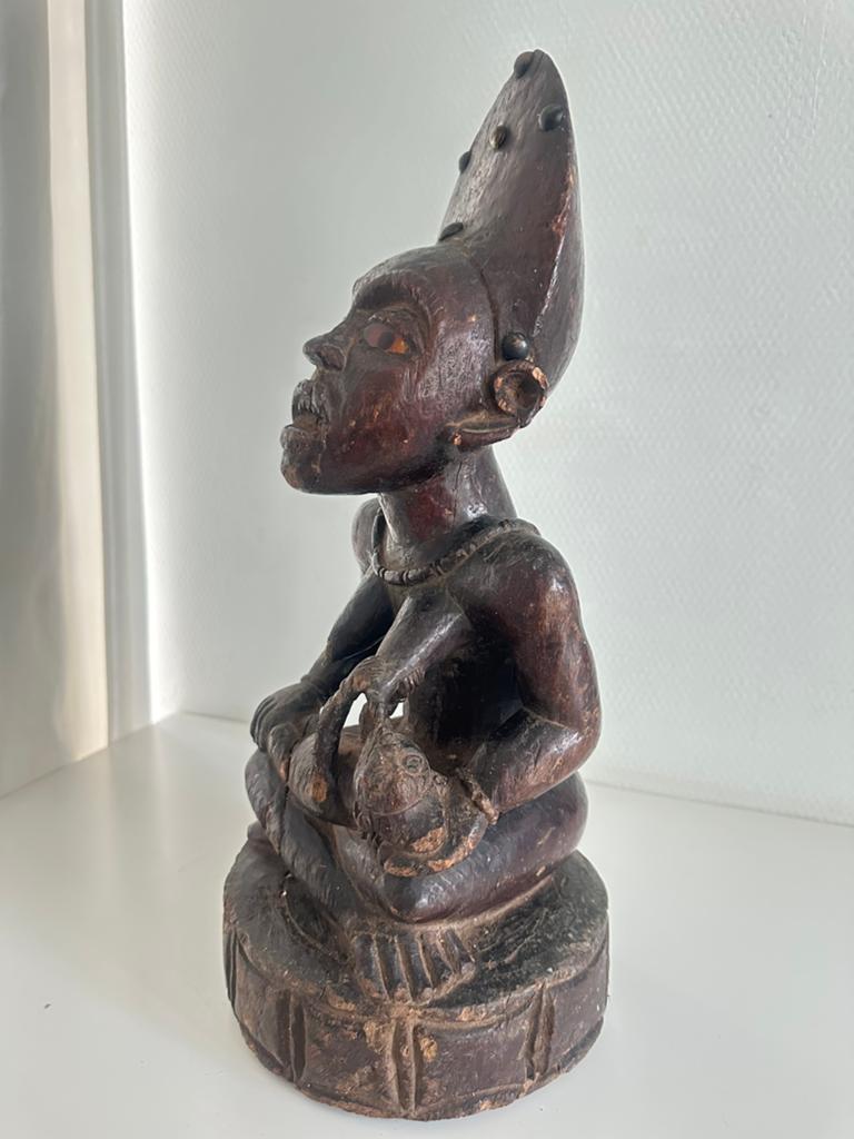 TOP Authentiek Mayombé Phemba Nkisi fétiche Antropoloog 1930, Antiek en Kunst, Ophalen of Verzenden