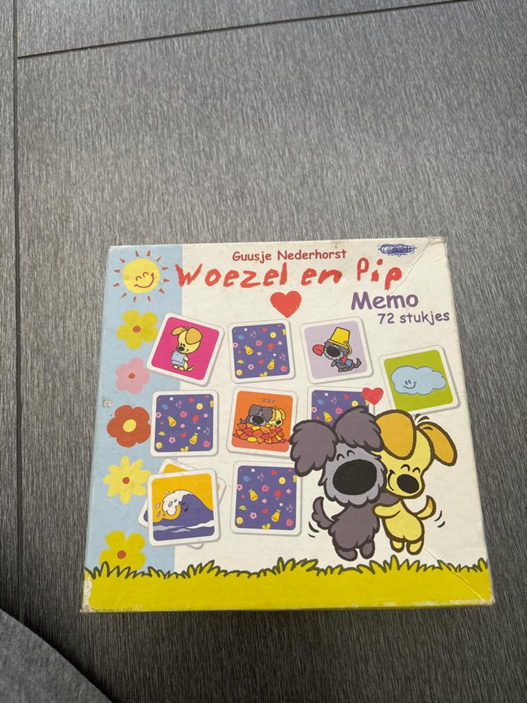 Woezel en Pip Memo - 72 stukjes, Een of twee spelers, Ophalen of Verzenden, Gebruikt