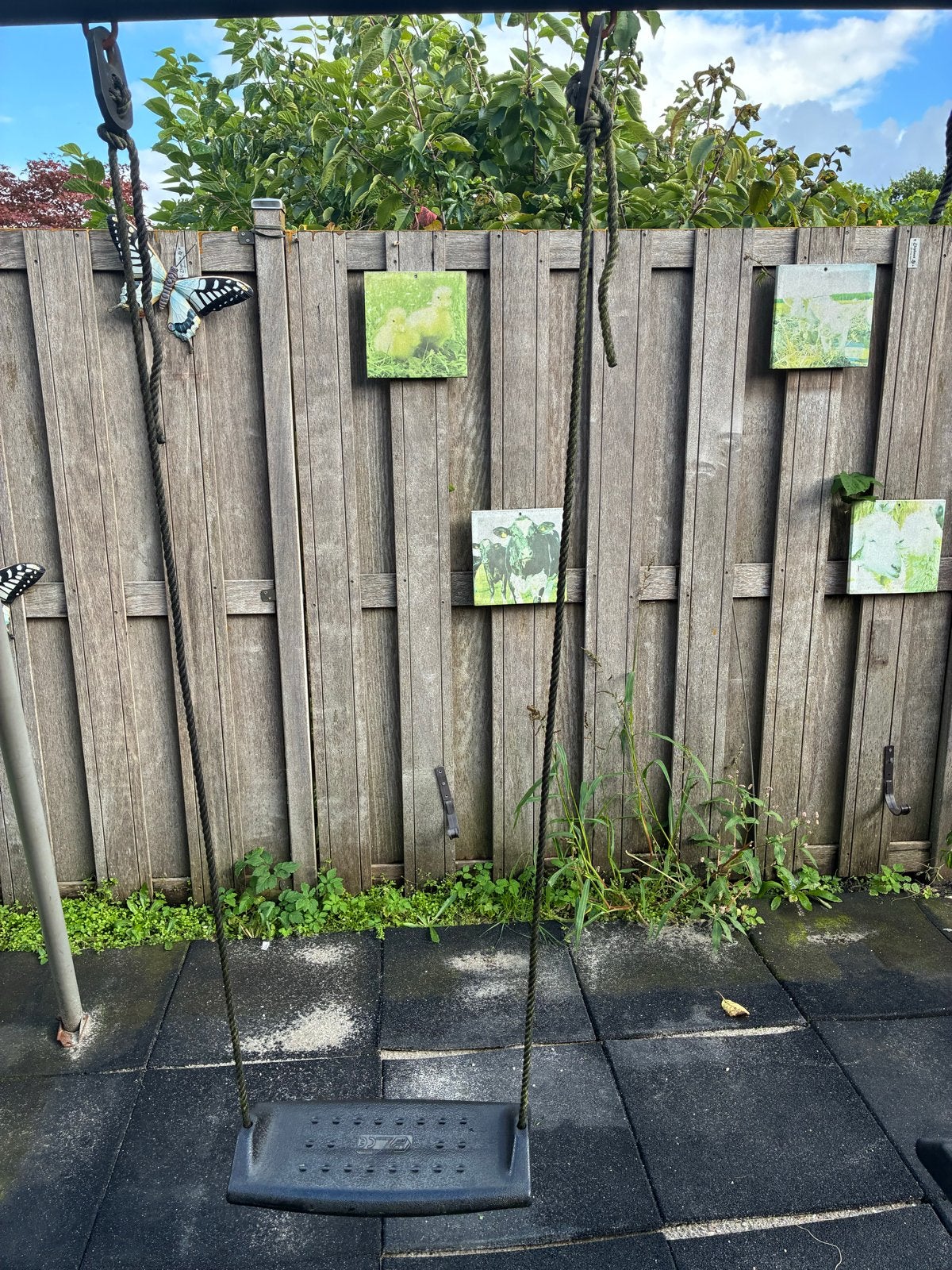 Schommelzitje met touwen - Gebruikt, Ophalen, Gebruikt, Schommel