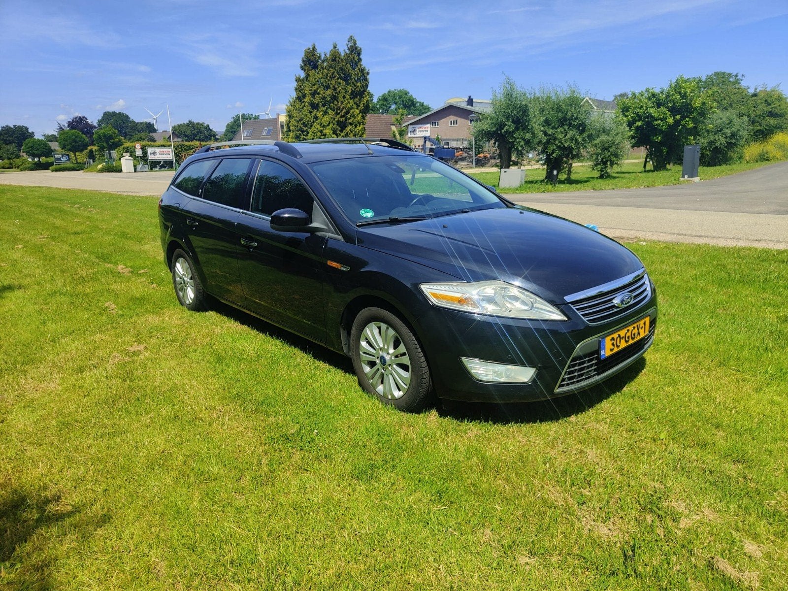Ford Mondeo 2.0 16V 107KW Wagon 2008 Zwart, Auto's, 145 pk, Stof, Zwart, 4 cilinders