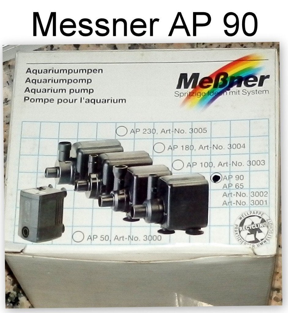 aqua-1 -- Nieuwe Messner AP90 aquariumpomp 680L/h ( 3x ), Ophalen of Verzenden, Zo goed als nieuw