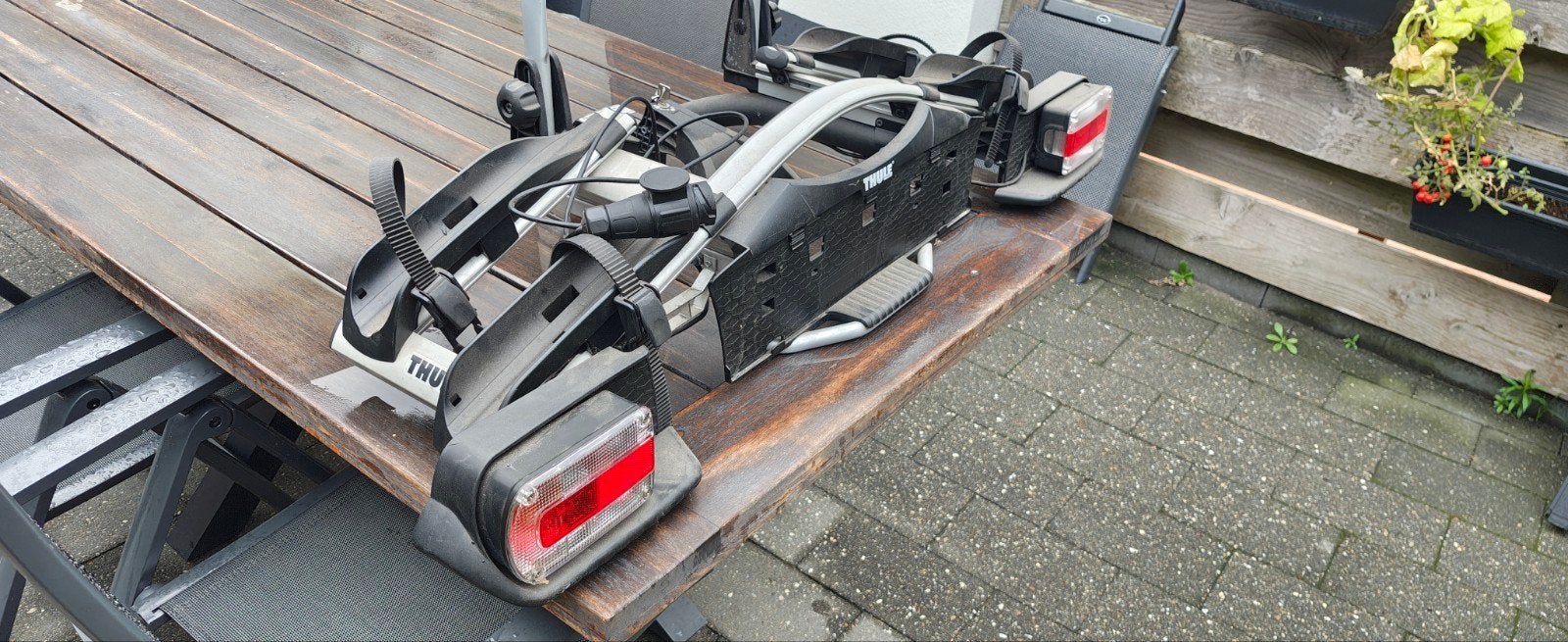 Thule EuroWay G2 921 trekhaak fietsendrager (2 fietsen), Auto diversen, Fietsendragers, Ophalen, 2 fietsen, Gebruikt, Trekhaakdrager