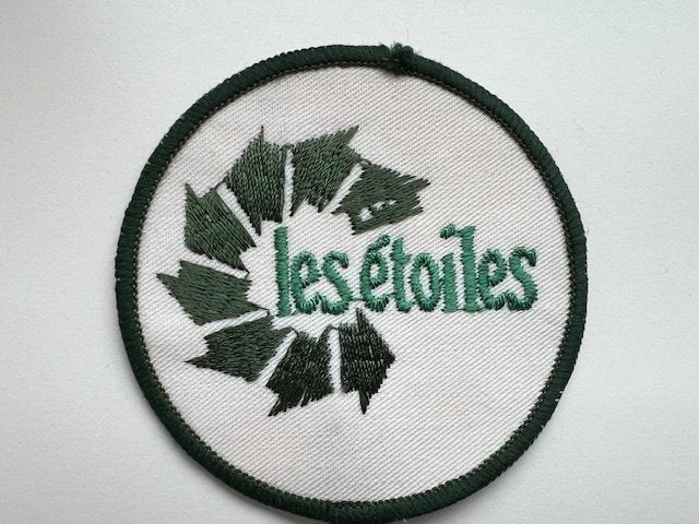 Embleem Vallée Les Etoiles België (van stof), Hobby en Vrije tijd, Kledingapplicaties en Hotfix, Ophalen of Verzenden, Gebruikt