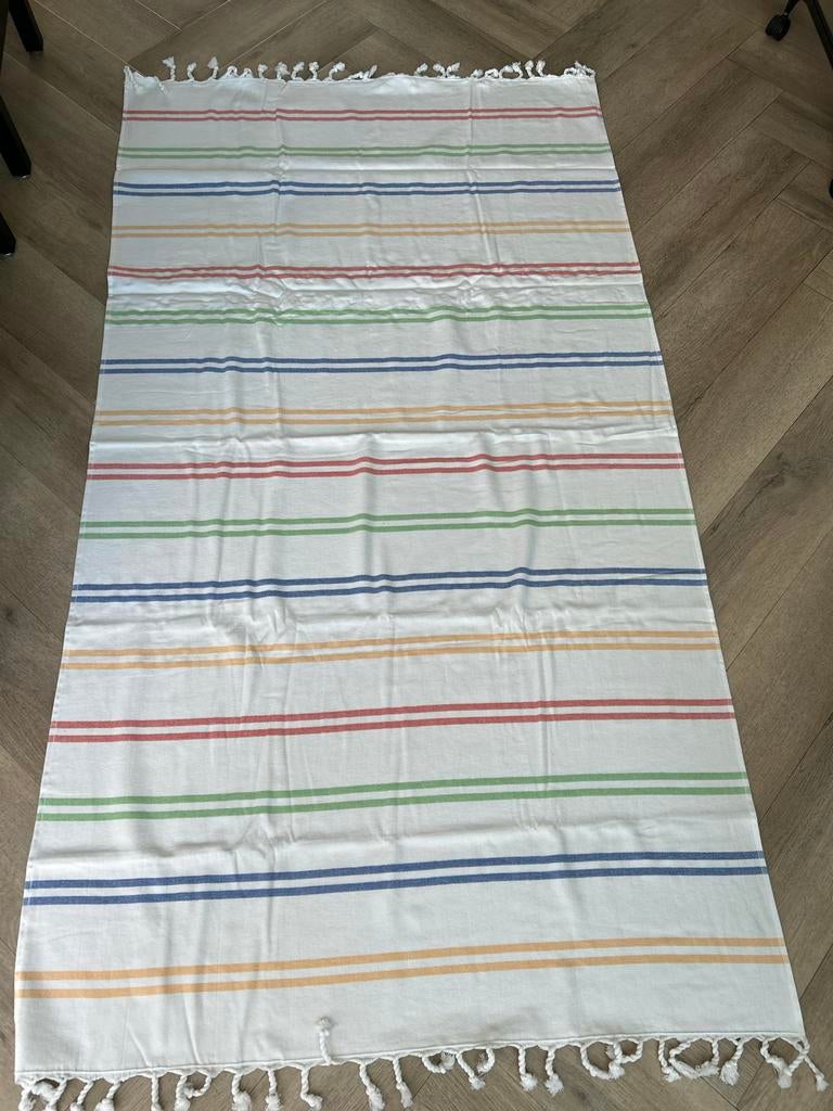 Nieuw Postcodeloterij strandlaken/hamamdoek - GOTS katoen, Huis en Inrichting, Badkamer | Badtextiel en Accessoires, Ophalen of Verzenden