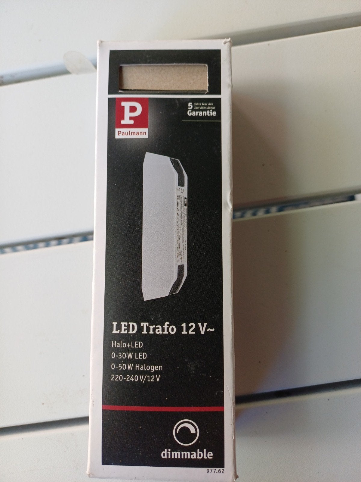 Paulmann LED Trafo 12V~ Dimbare Transformator, Wit, Kunststof, Ophalen of Verzenden, Dimbaar