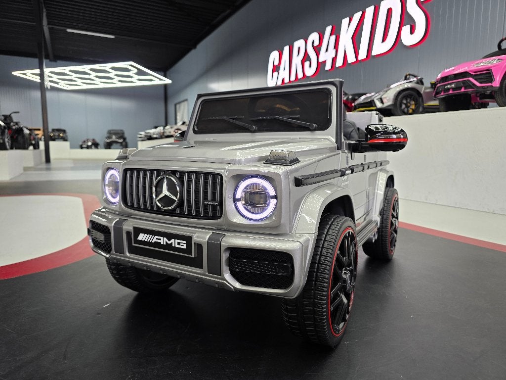 Kinderauto Mercedes G63 - soft start - leren zit - met RC, Ophalen of Verzenden, Nieuw