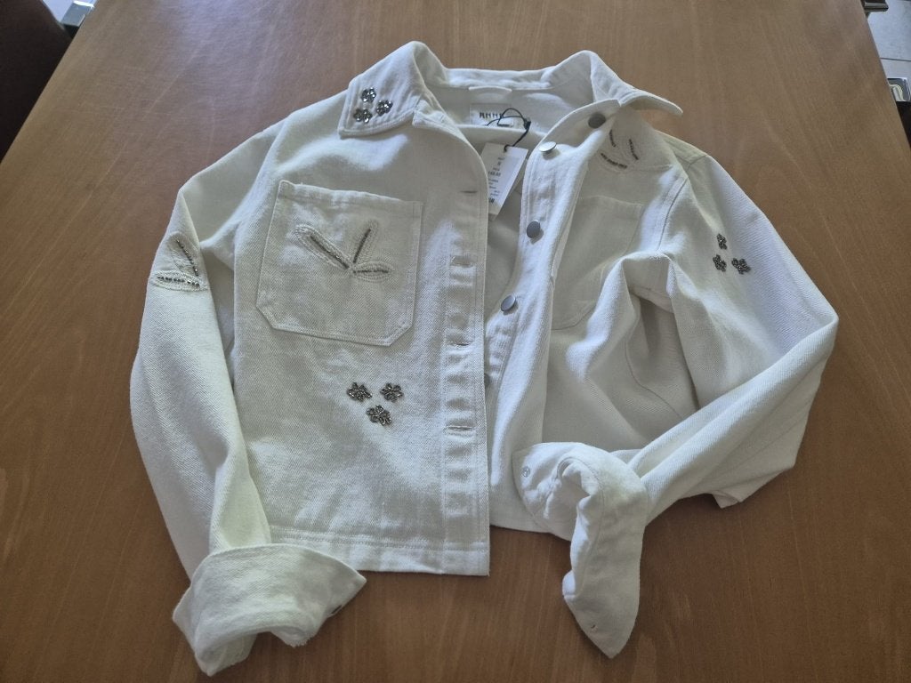 Anna Dames Jack wit denim, Anna van Toor, Verzenden, Wit, Nieuw