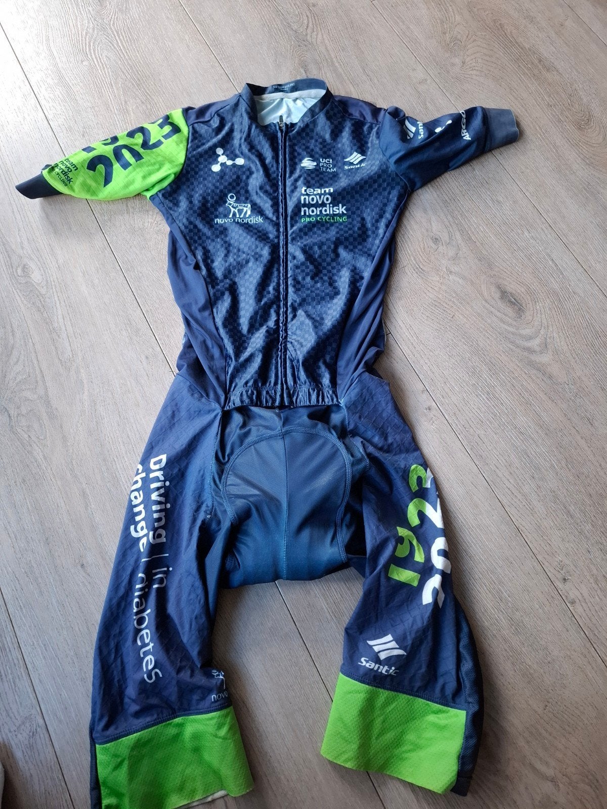 team novo nordisk aero pak gebruikt maat xs heren, XS, Gebruikt, Heren, Ophalen of Verzenden