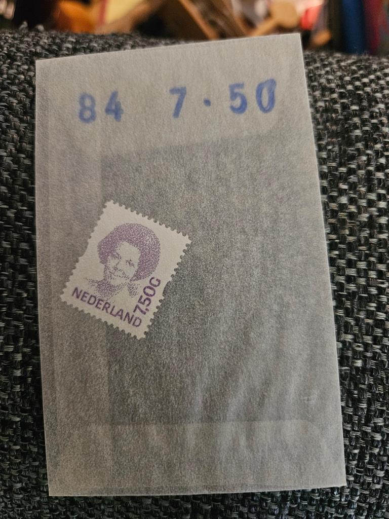 Beatrix zegel 7,5 G. ongestempeld, Postzegels en Munten, Ophalen of Verzenden