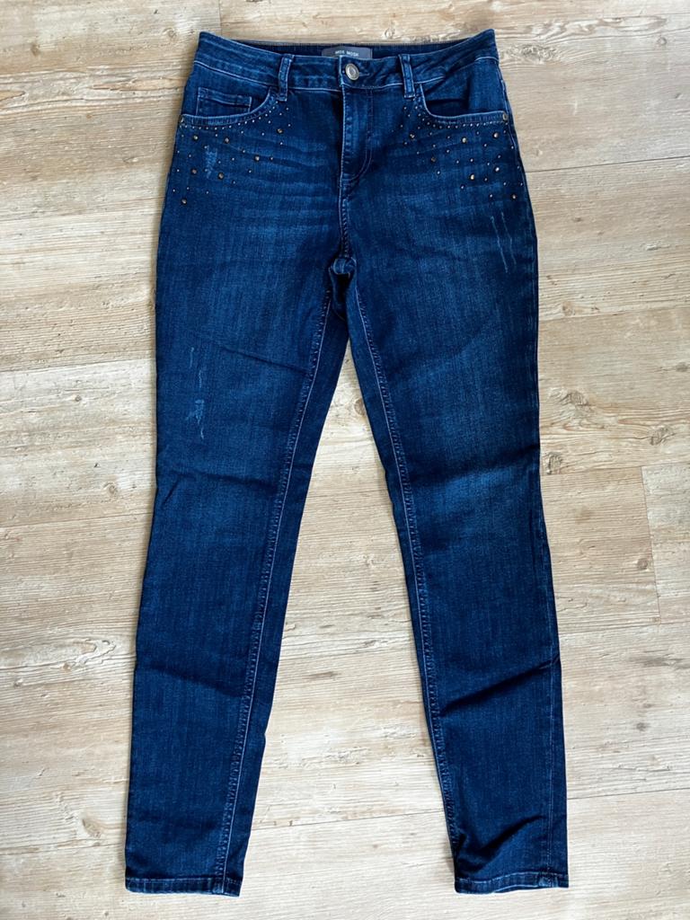 Mos Mosh Jeans MMBradford Gleam 164210 Dark Blue, mt 27, Kleding | Dames, MOS MOSH, Blauw, Ophalen of Verzenden, Zo goed als nieuw