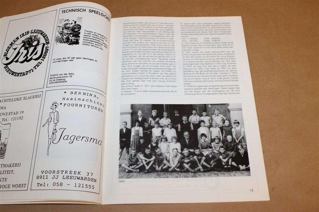 Sint Anthonyschool Leeuwarden — Reünieboek 1985 Schaars, Ophalen of Verzenden, Gelezen
