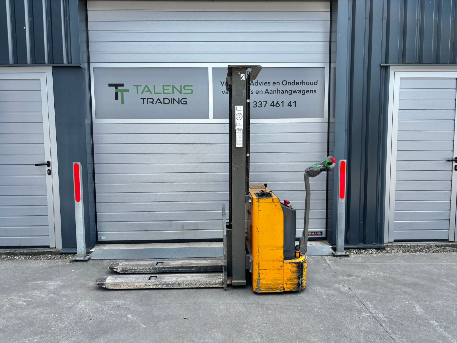 Stapelaar SBL 3010 Elektrisch 1000KG Hefhoogte 301cm, Ophalen of Verzenden, Gebruikt