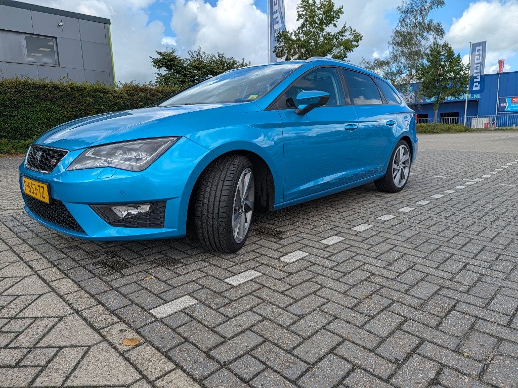 Seat Leon 1.4 TSI ACT 150pk Dsg-7 2017 Blauw, Auto's, 4 cilinders, Alcantara, 1197 kg, Particulier