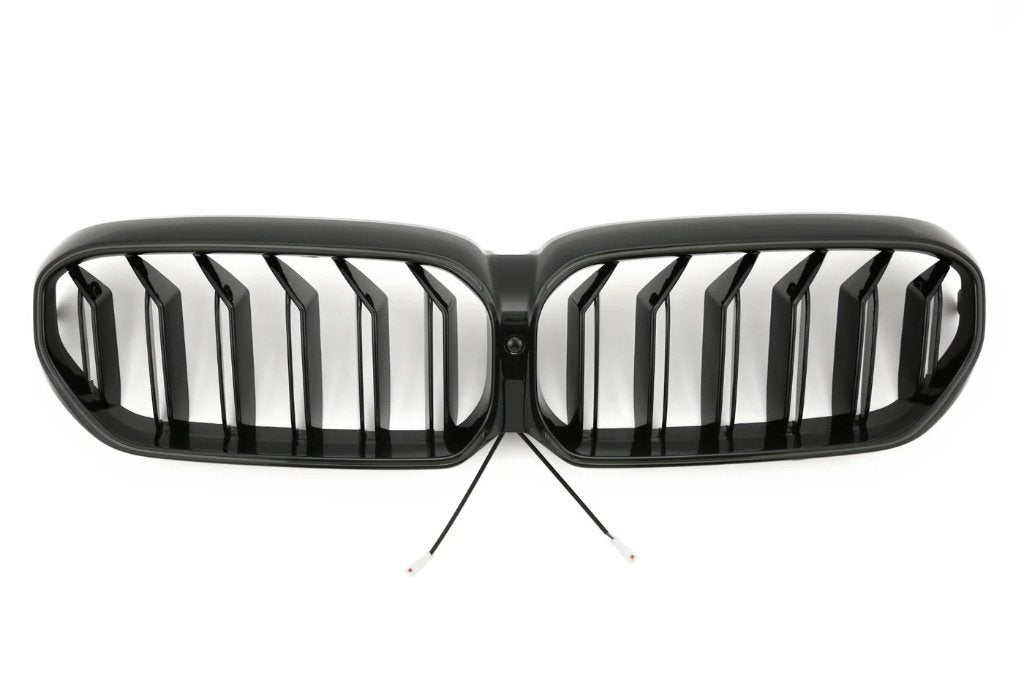 BMW G30 G31 LCI LED Grille Dubbele Spijl Hoogglans Zwart, Auto diversen, Ophalen of Verzenden