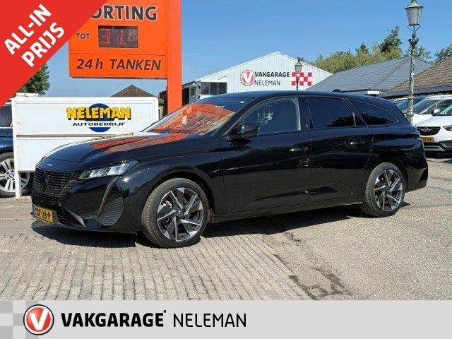 PEUGEOT 308 Sw 1.2 Hybrid 136pk e-DCS6 Allure rijklaarprijs, Auto's, 12 maanden, Gebruikt, 1199 cc, Zwart