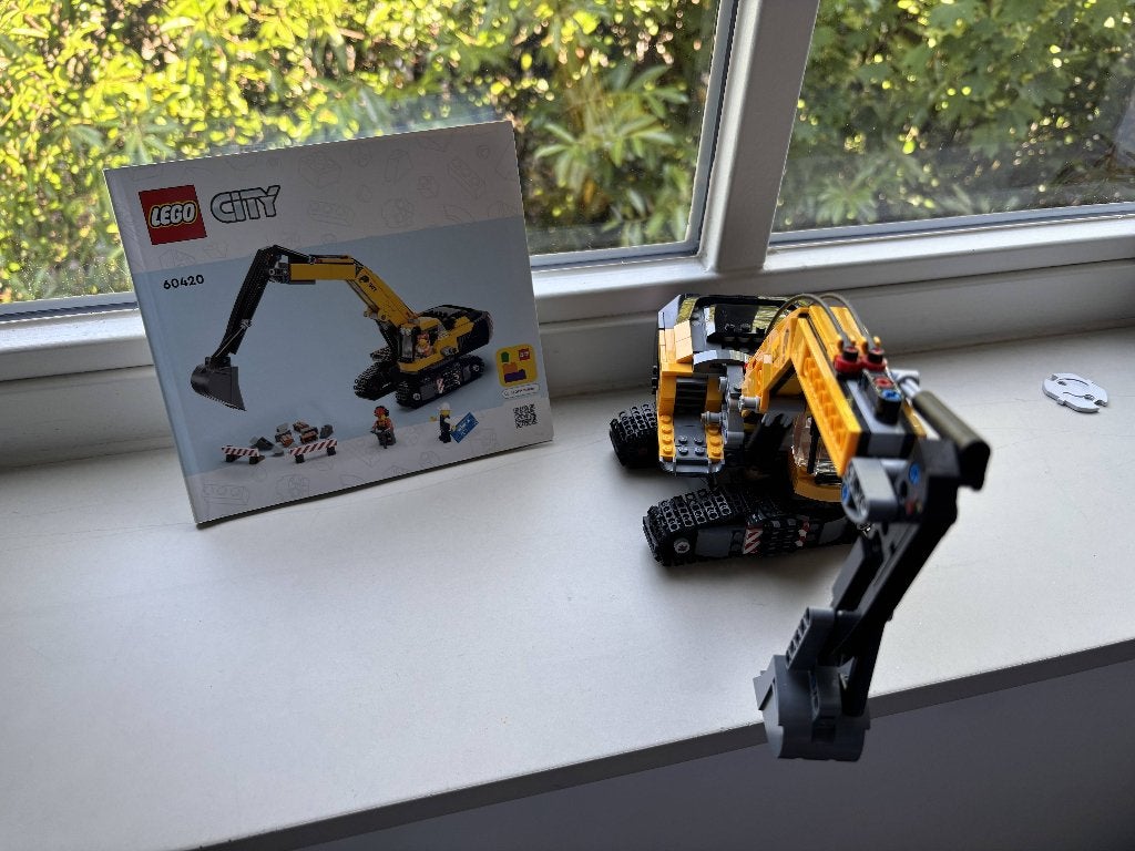 Lego city gele graafmachine 60420, City, Lego, Ophalen of Verzenden, Zo goed als nieuw