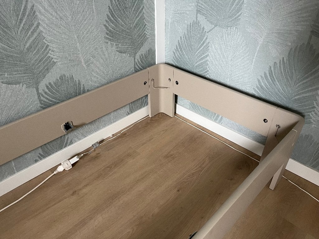 Auping auronde ombouw 80/160 x 200, Ophalen, Gebruikt, Overige kleuren, Tweepersoons