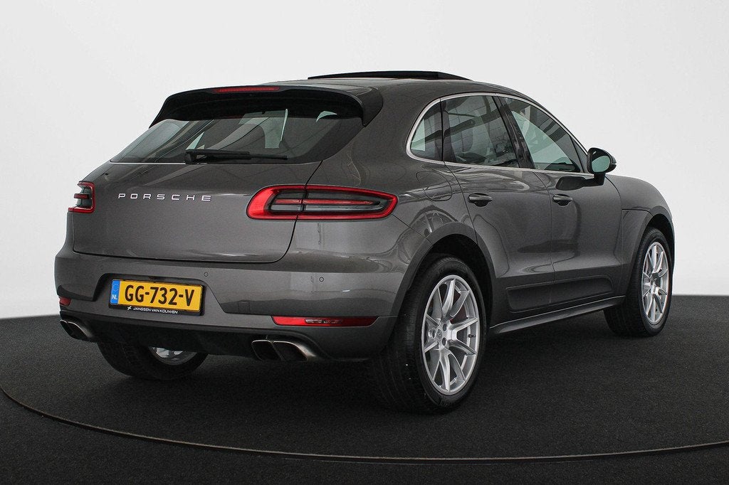 Porsche Macan 3.6 Turbo 1e Eigenaar Panoramadak Sportchrono, Auto's, Porsche, Automaat, Gebruikt, 120 €/maand, Vierwielaandrijving