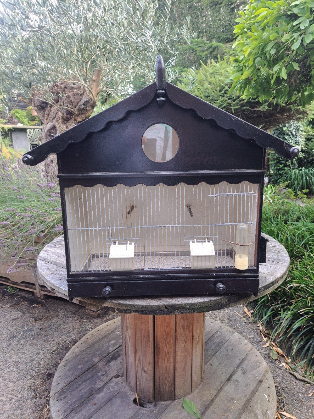 vogelkooi, Dieren en Toebehoren, Ophalen of Verzenden, Zo goed als nieuw, Hout, Vogelkooi