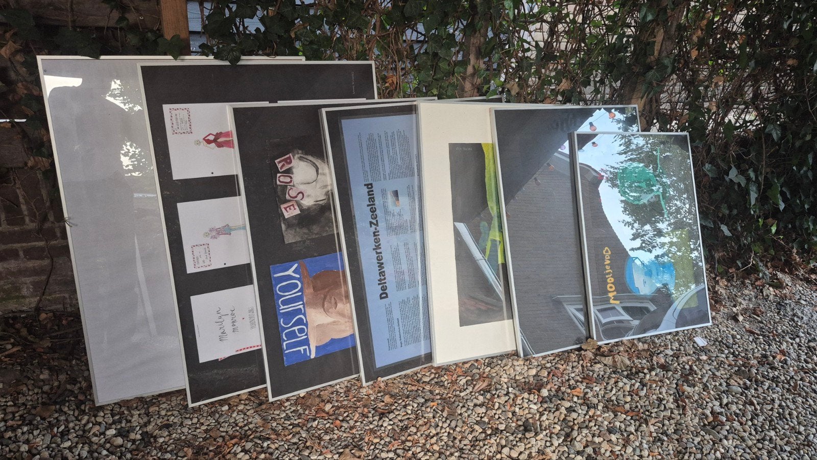 FOTOLIJSTEN DIVERS, Ophalen, Zilver, Met glas, Metaal
