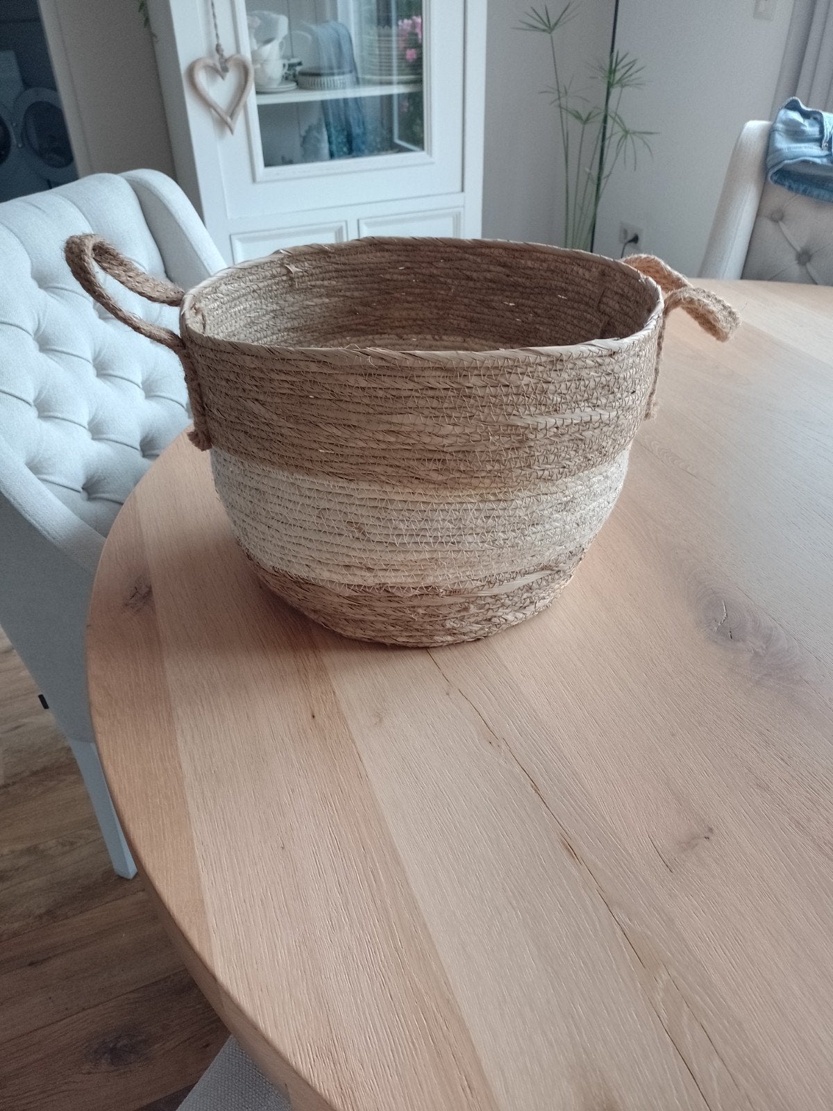 Rieten mand, Ophalen of Verzenden, Zo goed als nieuw