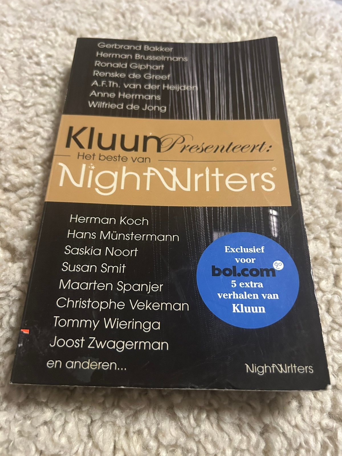 Kluun - Het Beste Van Nightwriters (Bol-uitgave), Boeken, Ophalen of Verzenden, Zo goed als nieuw, Kluun