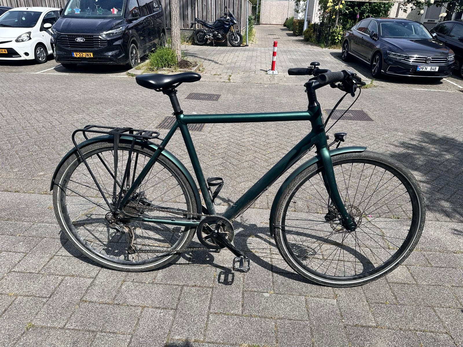 Ampler Stout - spotief - elektrisch -zeer licht, 55 tot 59 cm, Ophalen, Gebruikt, Overige merken