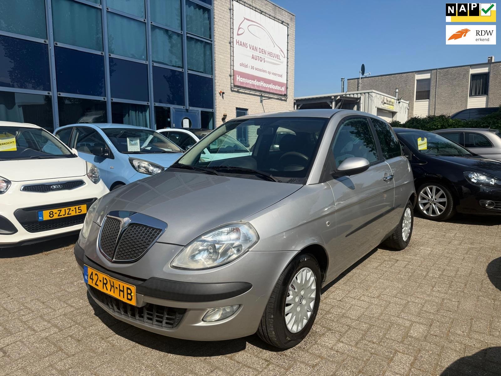 Lancia Ypsilon 1.4-16V Oro Automaat, Airco, APK 05/27, 970 kg, 400 kg, Origineel Nederlands, Bedrijf