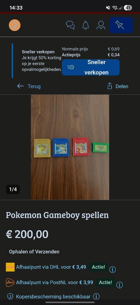 Pokémon Game Boy spellen – Gold, Blue, Red & LeafGreen, Gebruikt, 1 speler, Ophalen of Verzenden, Role Playing Game (Rpg)