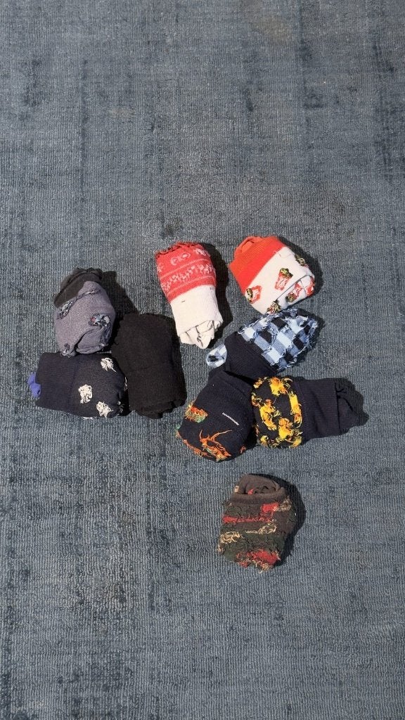 Bundel herensokken - ca 10 paar, Kleding | Heren, Sokken en Kousen, Ophalen, Gedragen, Overige maten, Overige kleuren