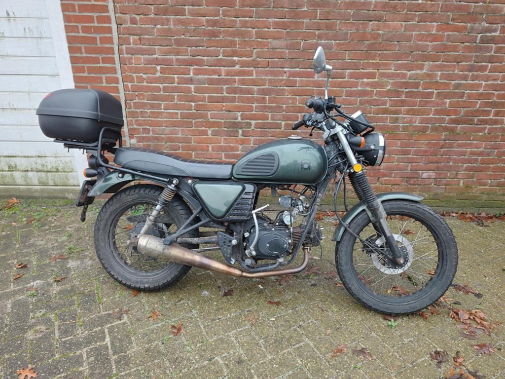 Hanway Raw 50 Schakelbrommer, Fietsen en Brommers, Brommers | Overige merken, Ophalen, Gebruikt, Maximaal 45 km/u, 49 cc