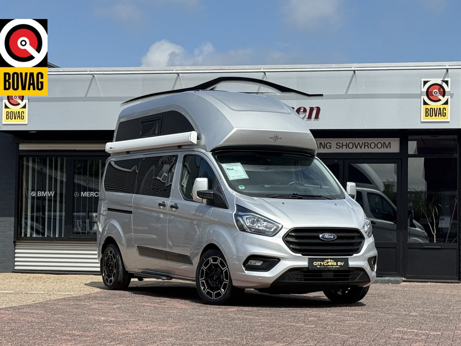 Ford Nugget plus hoog dak westfalia automaat 170 pk 4 slaapp, Automaat, Buscamper of Camperbus, Airconditioning, Bedrijf
