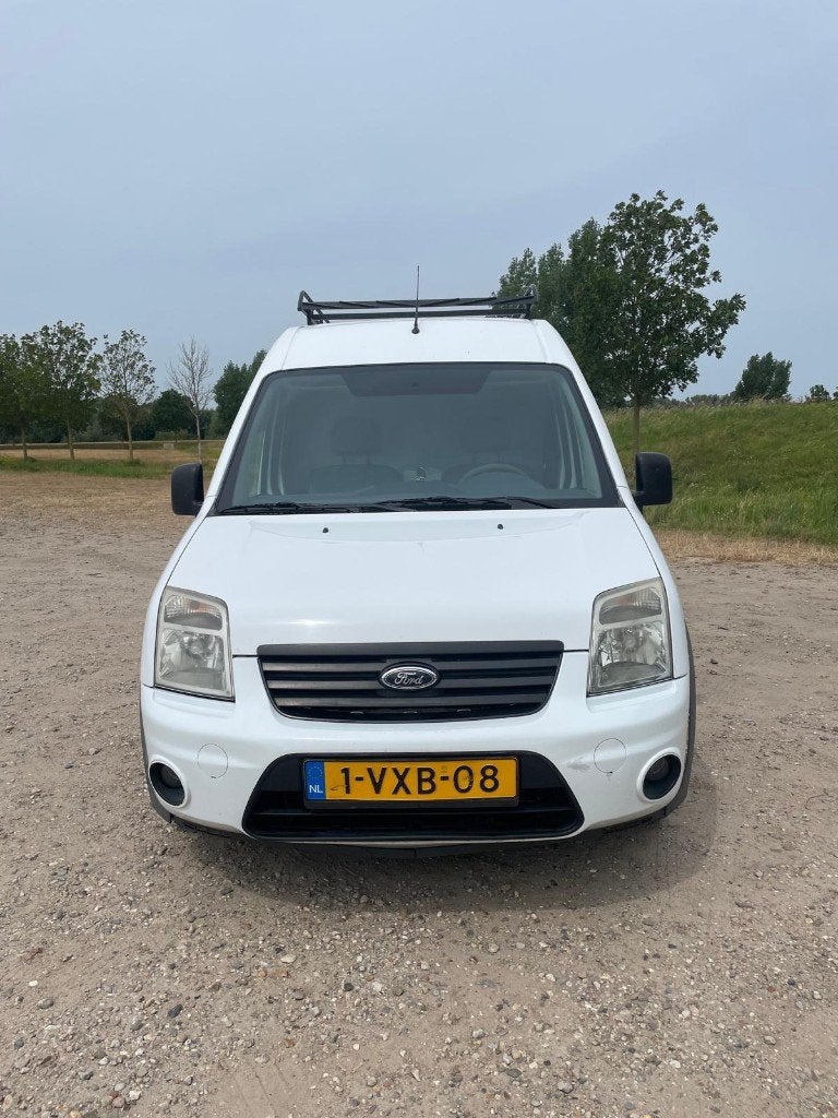 Ford Transit Connect 1.8 Tdci 90 PK 2012, Auto's, Voorwielaandrijving, Euro 5, Stof, Wit