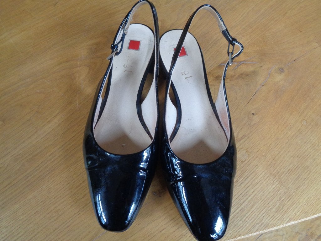 HOGL lak pumps:mt 39(6), Pumps, Zwart, Ophalen of Verzenden, Zo goed als nieuw