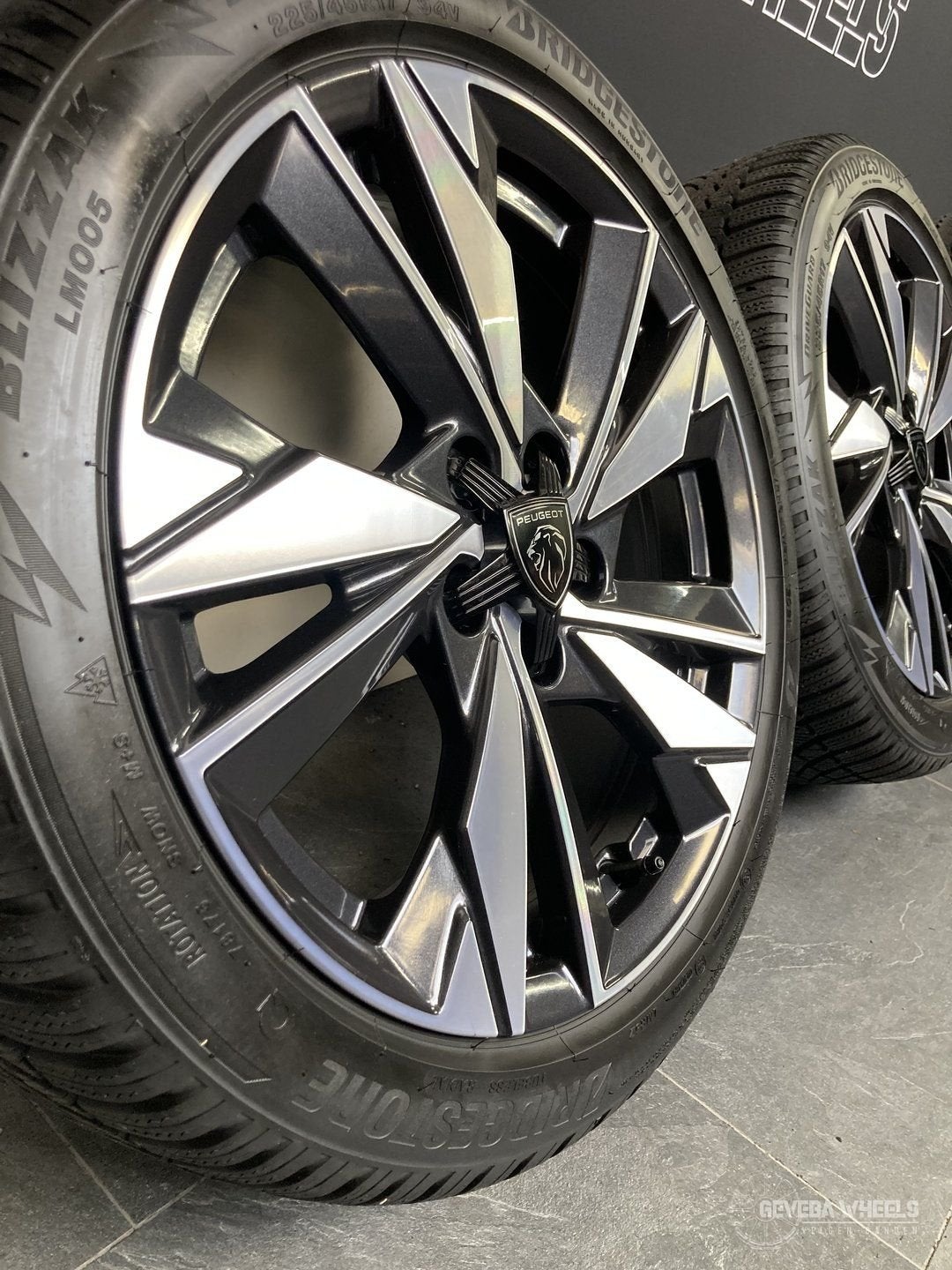 17” originele Peugeot 308 (SW) velgen + winterbanden 5x108, Gebruikt, -, -, Banden en Velgen