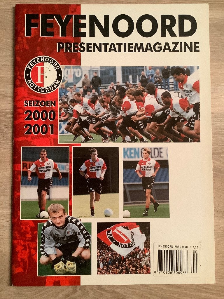 Feyenoord Presentatiemagazine 2000-2001, Ophalen of Verzenden, Zo goed als nieuw, Feyenoord, Boek of Tijdschrift