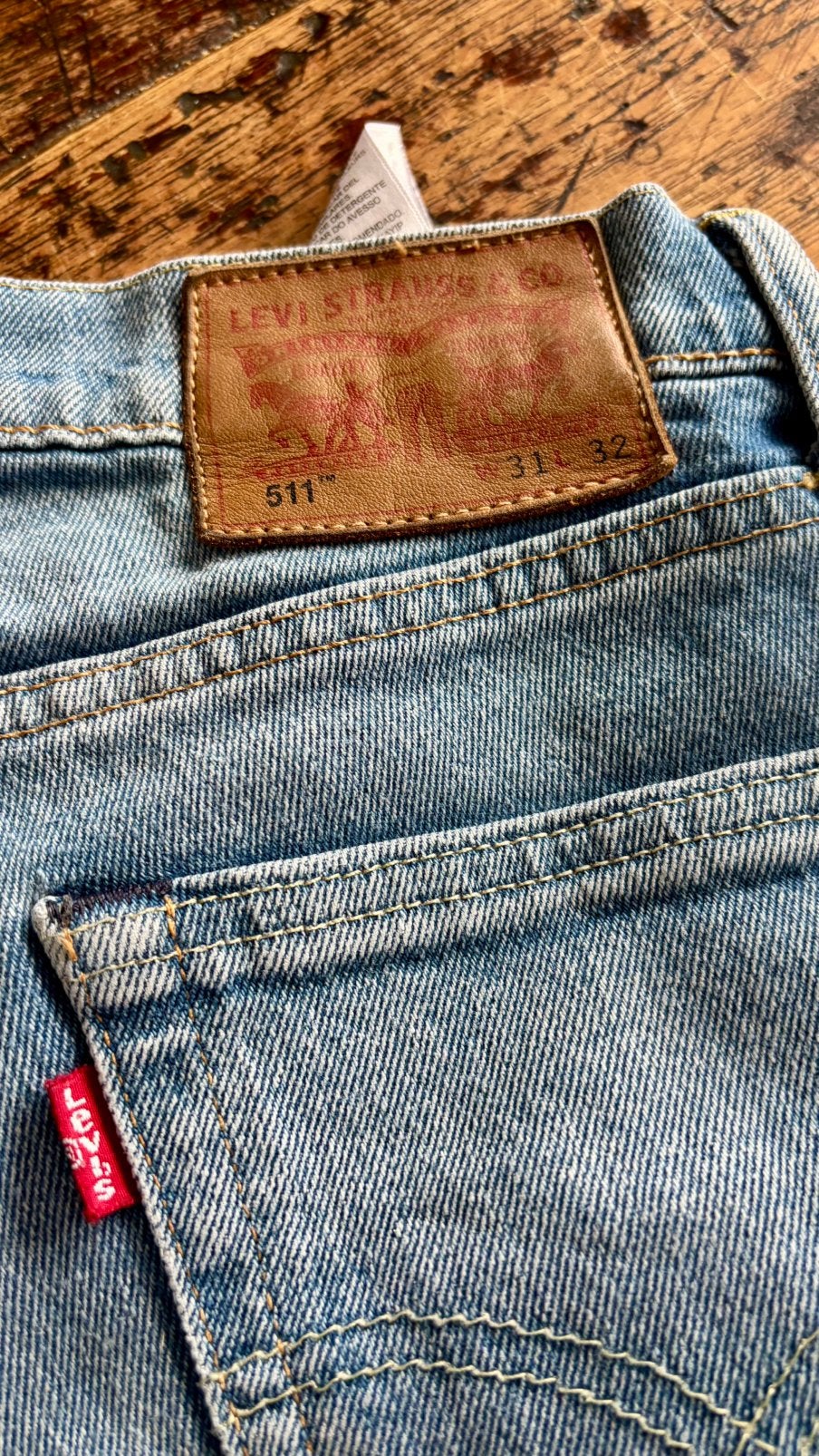 Levi 511 w31/l32, Ophalen of Verzenden, Zo goed als nieuw, Blauw, W32 (confectie 46) of kleiner