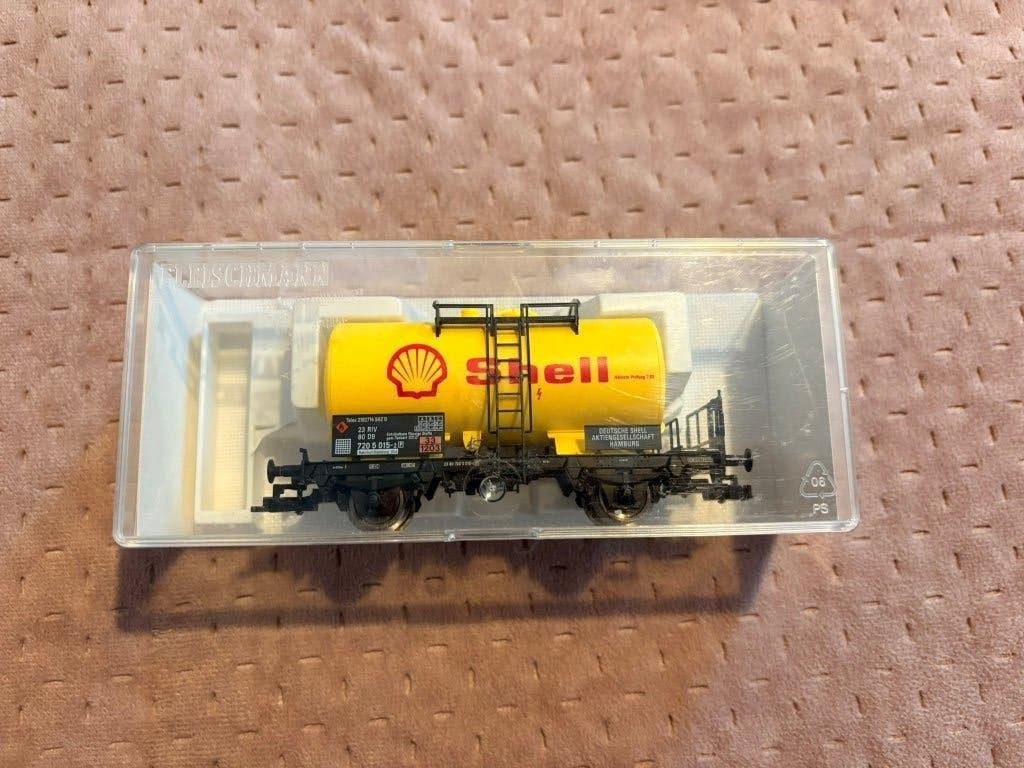 Fleischmann H0 5411 Shell Ketelwagon, Gelijkstroom, Geen, Wagon, Ophalen of Verzenden