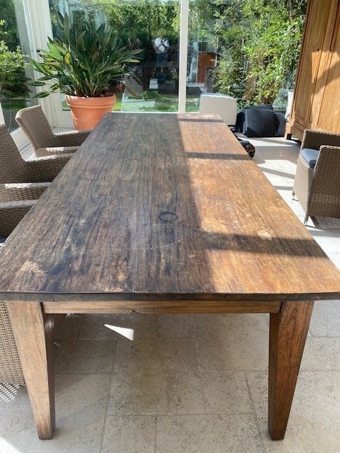 Eettafel, Huis en Inrichting, Gebruikt, 100 tot 150 cm, Vijf personen of meer, Rechthoekig