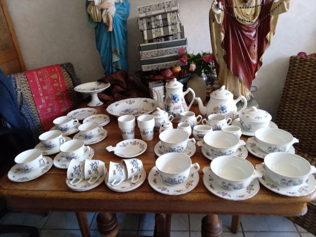BOCH LA LOUVIERE RHODES richtprijs per deel vermeld, Antiek en Kunst, Antiek | Servies los, Ophalen of Verzenden