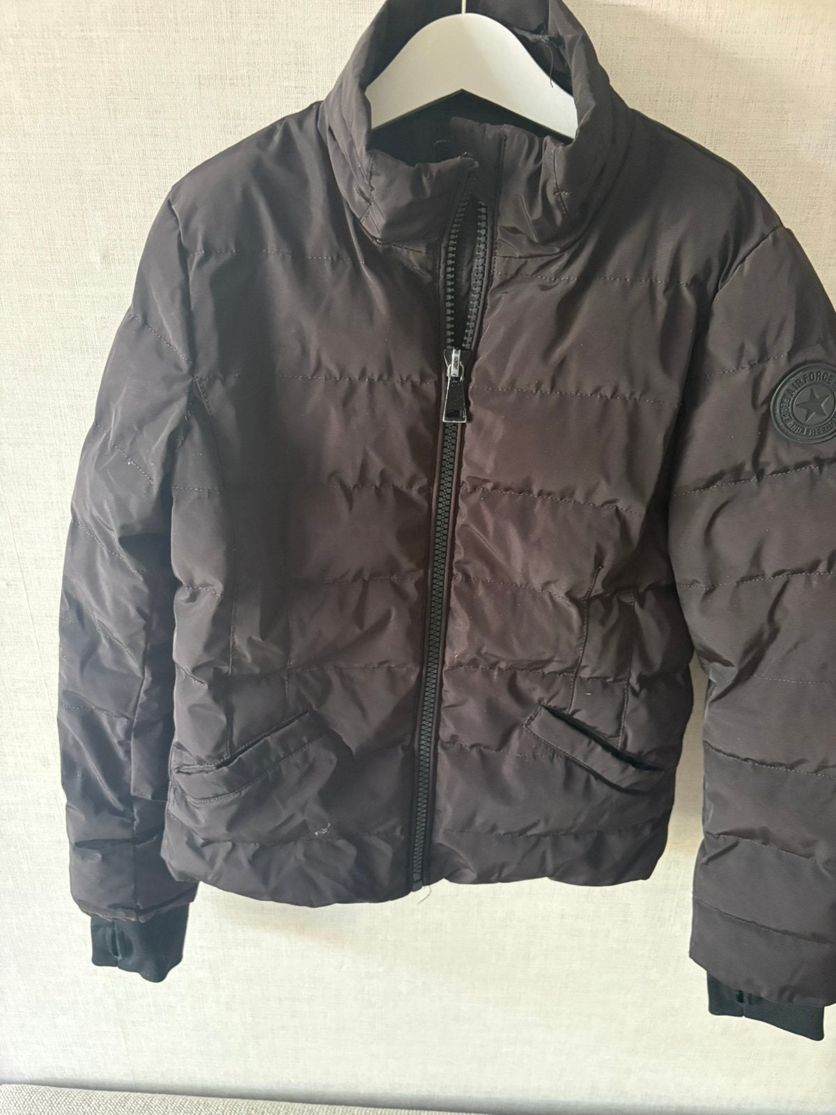 Airforce winter jas, Ophalen of Verzenden, Zo goed als nieuw, Overige maten, Blauw