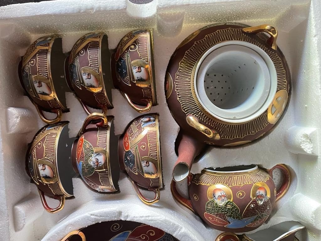 Chinees. Thee Servies. Compleet. Nieuw In Doos., Ophalen of Verzenden, Nieuw, Porselein, Compleet servies