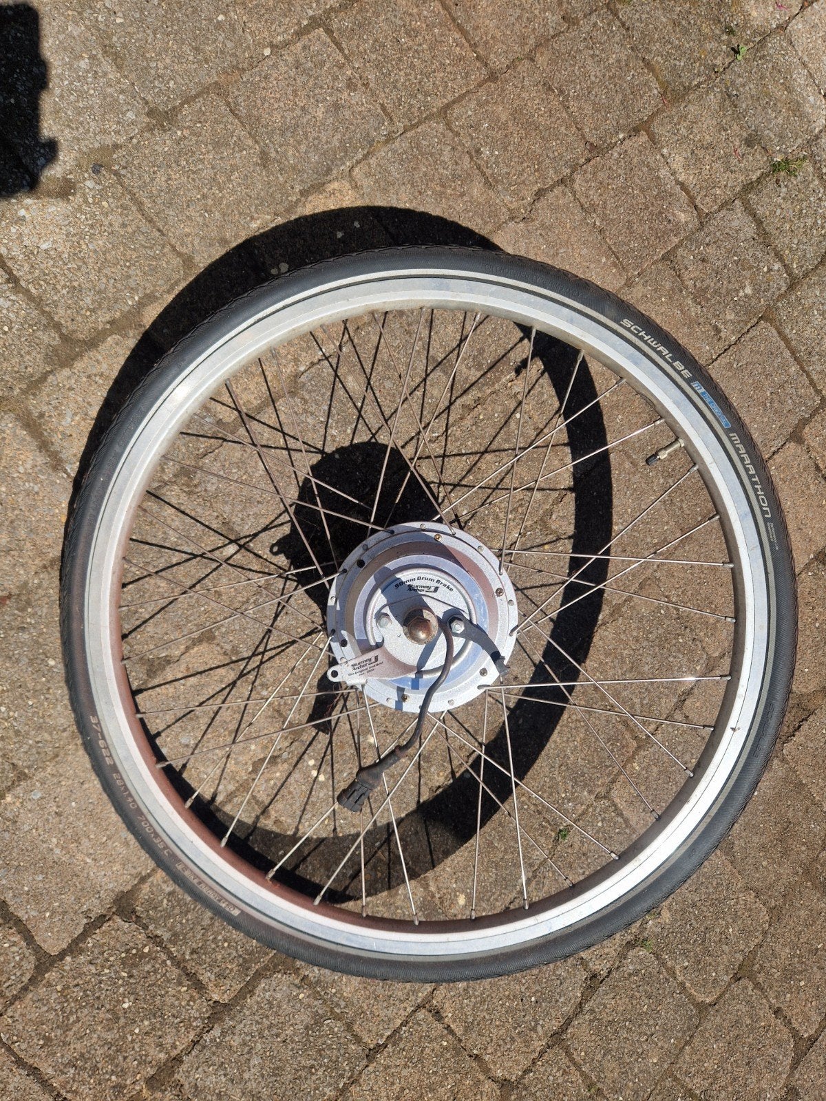 Fietswiel met naafmotor, Fietsen en Brommers, Gebruikt, Aluminium, Sturmey Archer, Ophalen