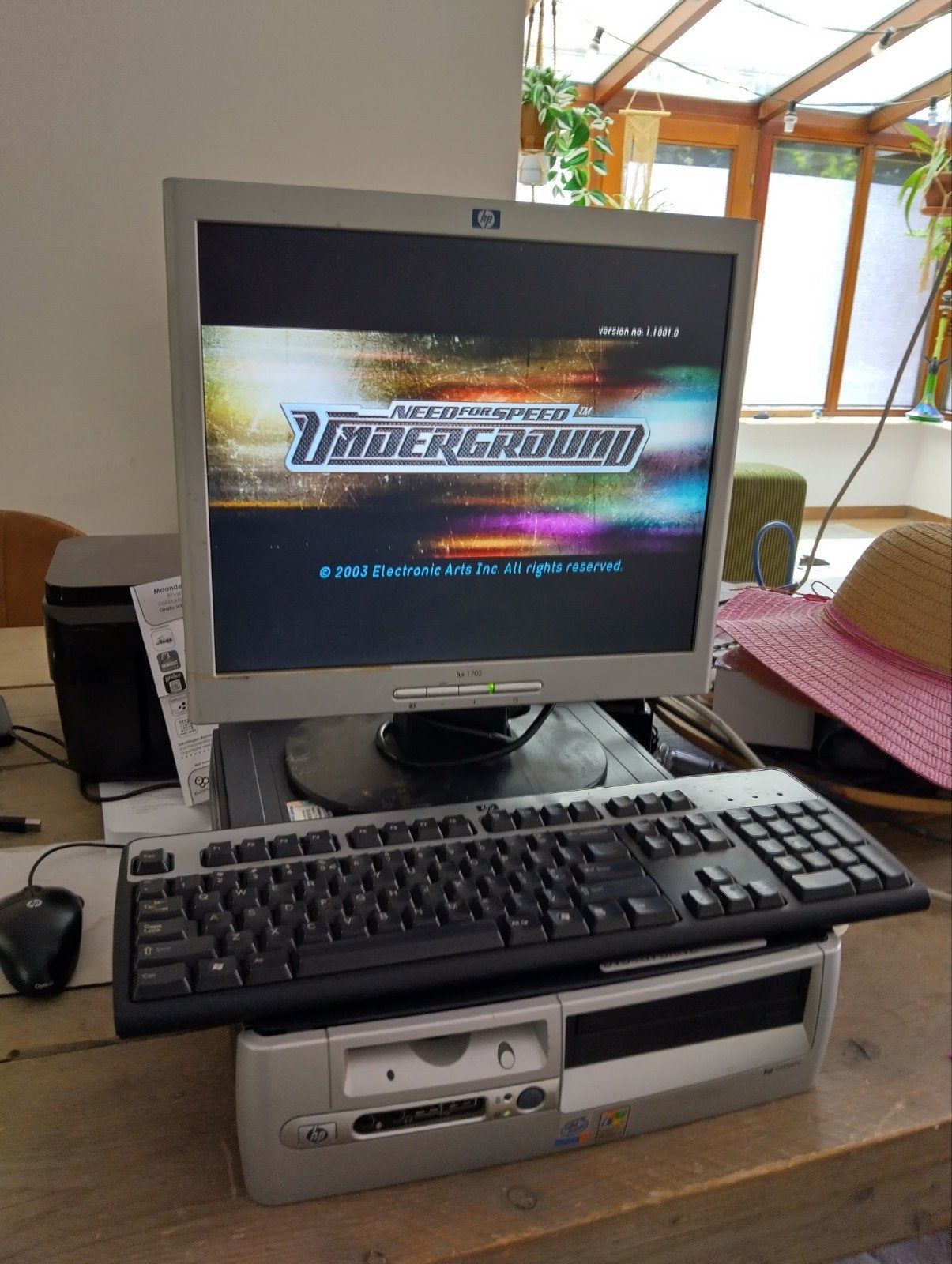 Vintage Windows XP Gaming PC - Compleet met Monitor, Computers en Software, Vintage Computers, Ophalen, HP