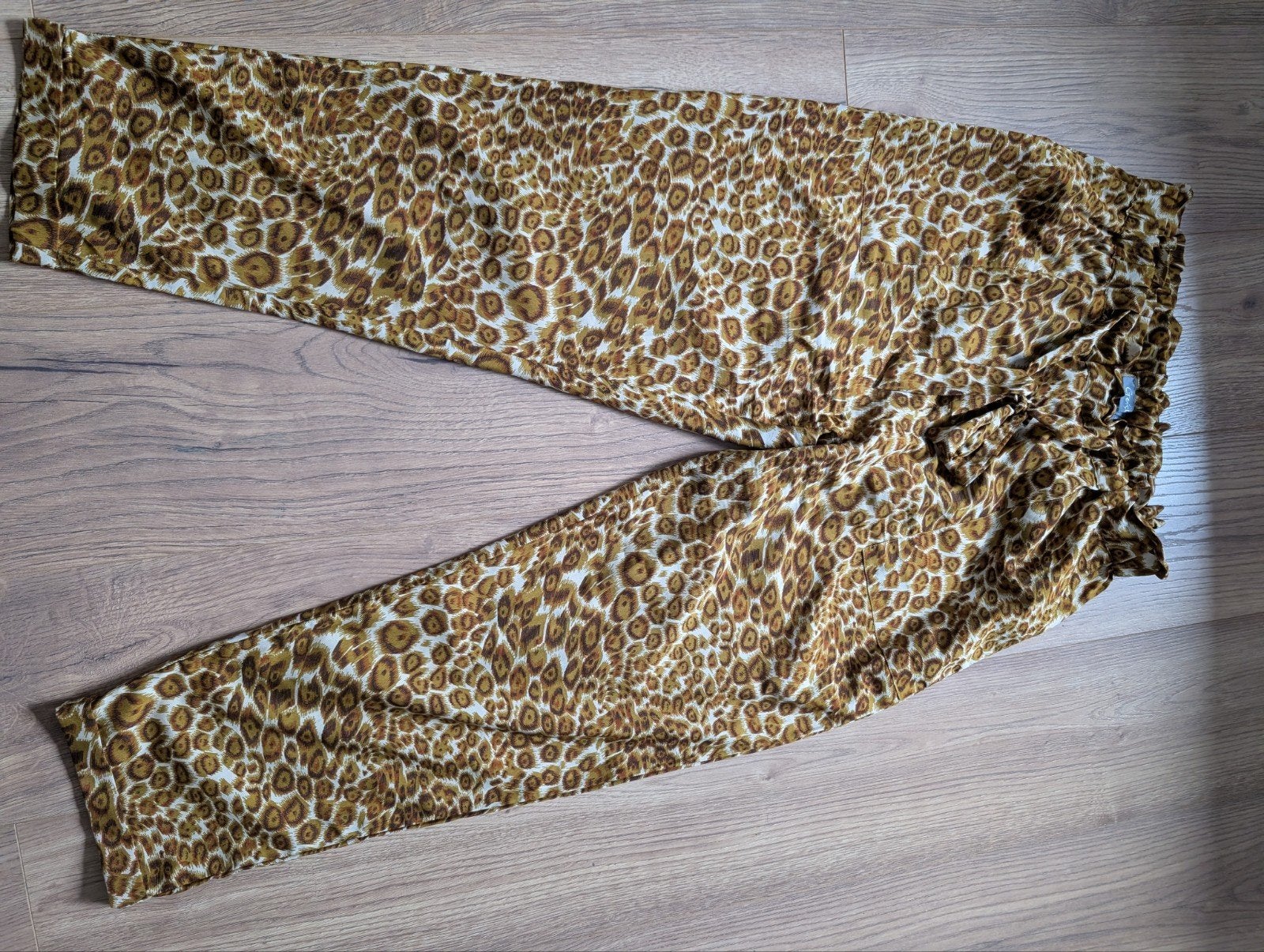 Geisha Luipaardprint BroekL/40, Kleding | Dames, Geel, Maat 42/44 (L), Geish, Ophalen of Verzenden