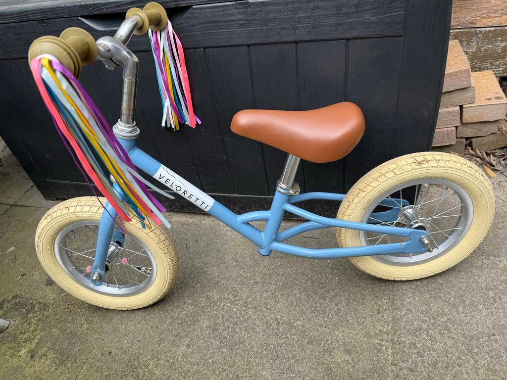 Veloretti loopfiets blauw - gebruikt, Ophalen, Gebruikt, Minder dan 16 inch
