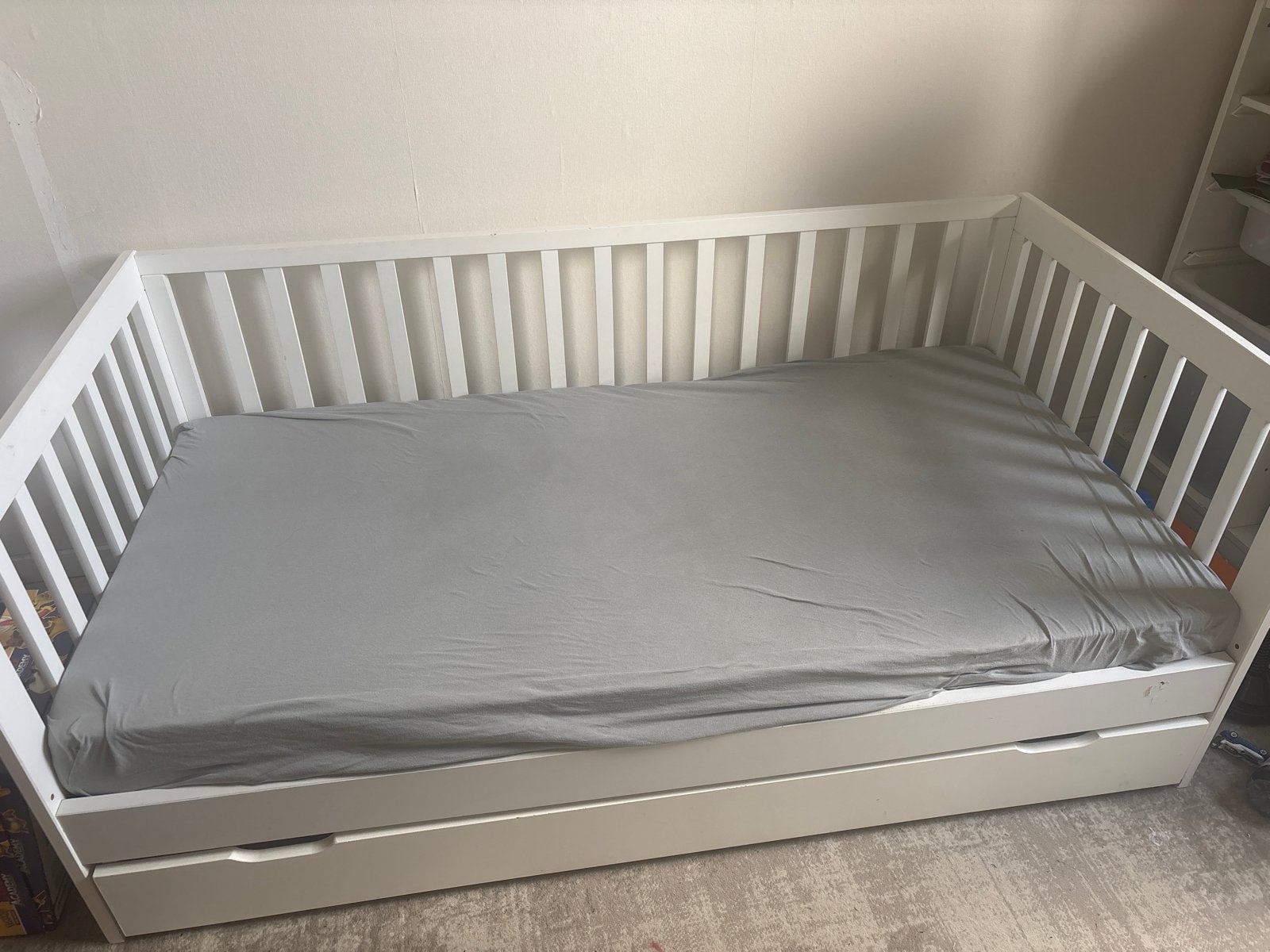 Peuterbed 140x70 met lade, Kinderen en Baby's, Ophalen, Gebruikt, 70 tot 85 cm, 140 tot 160 cm