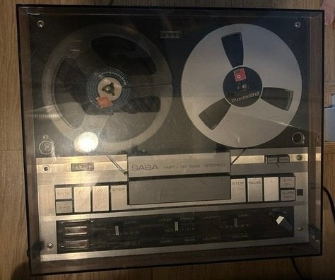 Bandrecorder Saba, Ophalen, Bandrecorder, Met stofkap